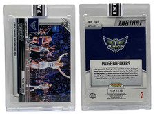 2025 Panini Instant WNBA #285 Paige Bueckers Dallas Wings Rookie Card (RC)