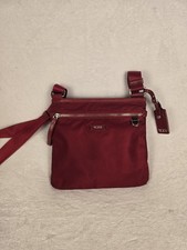 TUMI Voyageur Tula Crossbody Bag Purse Burgun...