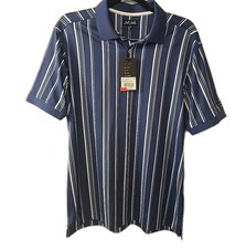 Bad Birdie Ridge Polo Shirt Mens Winning Streak Cobalt Vertical Golf Large NWT