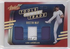 2021 Absolute Tools of the Trade 3 Swatch Spectrum Red 65/99 Dustin May 5x8