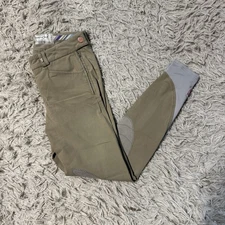 Women’s Size 24R Tan Tredstep Knee Patch Horseback Riding Breeches