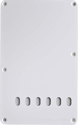 Fender Backplate Stratocaster White - 1-schichtig