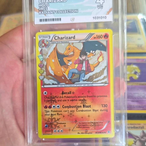 Ace Grading Charizard RC5/RC32 Radiant Collection Holo EN 2016 160HP