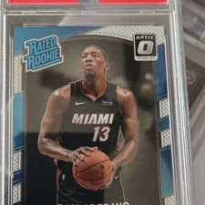 2017-18 Panini Donruss Optic Rated Rookie Bam Adebayo #187 Miami Heat Basketball