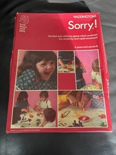 Vintage Sorry Board Game 1977 Waddingtons