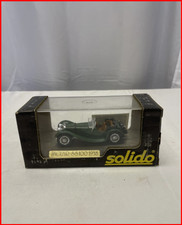 Solido Die Cast Jaguar SS100 #4002 1:43 1938 Green Scale Model,  New!