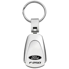 , Inc. Officially Licensed Silver Teardrop Key Fob for Ford F-250
