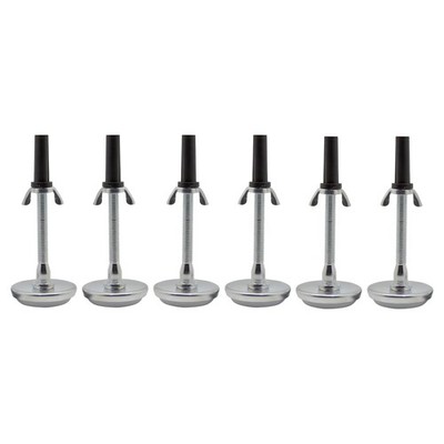 Bed Frame Glide Legs 2.3'' Dia X 5.8'' H Adjustable Replacement for Metal Frames