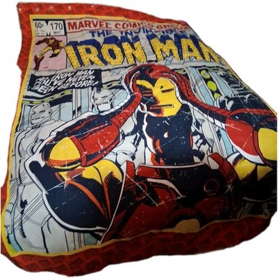 Marvel Comic Iron Man Fabric Panel 39'' Tall By 30'' Wide