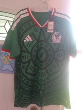 adidas Mexico National Team Green/White/Red Soccer Jersey XL - Mexico Jersey