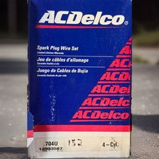 Nos Genuine Acdelco Oem Spark Plug Wire Set Part 704u Oem 12333587 Nos Genuine Acdelco Oem Spark Plug Wire Set Part 704u Oem 12333587