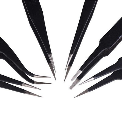 ESD 10-15 Stainless Steel Tweezers Multifunction Pliers Anti-Static Material New