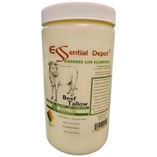 Beef Tallow - 1 Quart 32 oz nt wt - Grass Feed - Keto Friendly - Food Grade