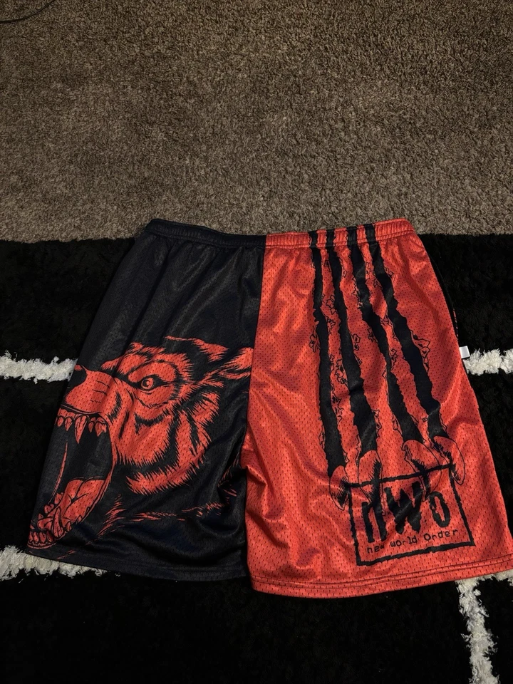 Pantalones Cortos WWE Chalkline NWO Wolfpack 4XL Foto 2 de 3