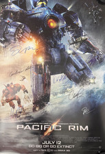 Signed Collectible Autograph  Pacific Rim  Poster