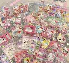 Set of five hello kitty sticker sheet sets
