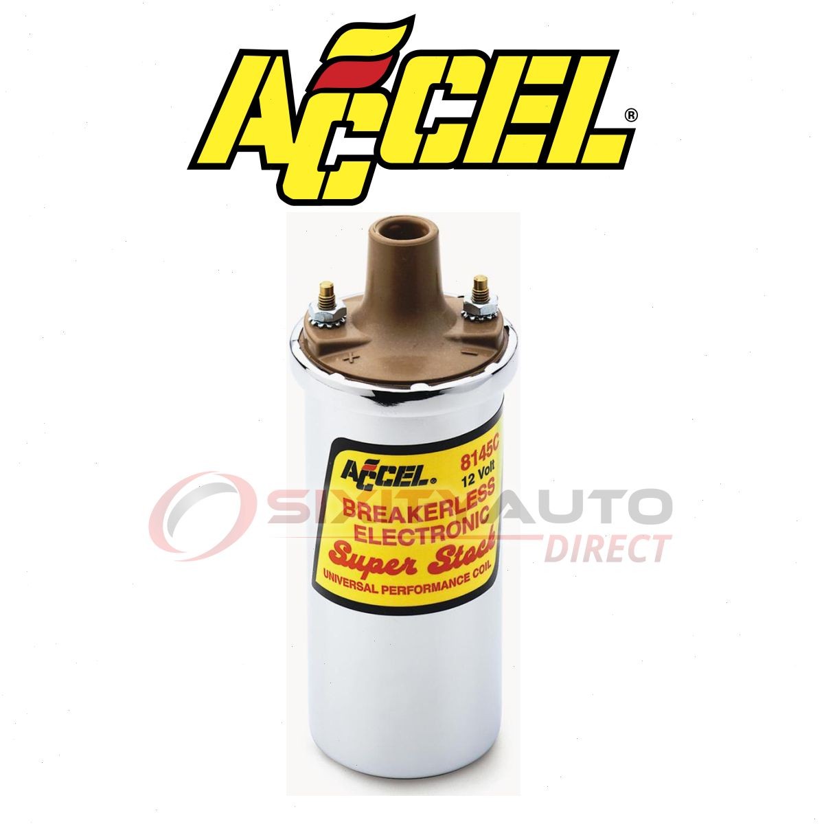 ACCEL Ignition Coil for 1977-1979 Ford LTD II 5.0L 5.8L 6.6L V8 - Spark Plug ag