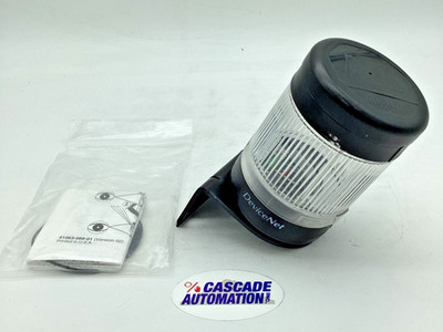 ALLEN-BRADLEY 855T-B10GL7 STACK LIGHT w/ DEVICENET BASE X1000-85T-25 120V LED AB