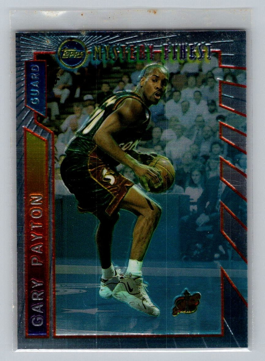 1996-97 Topps - Mystery Finest Gary Payton #M4 Borderless