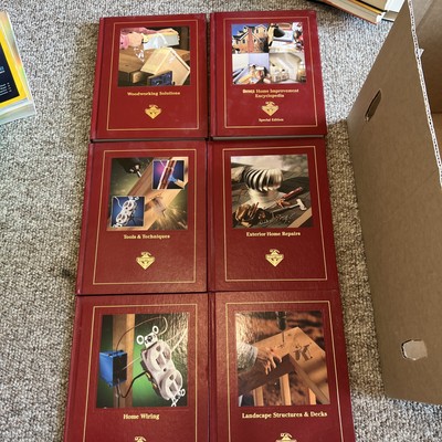Lot Of 6 Handyman Club Of America Books: Woodworking skills  Projects, DIY +