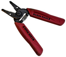 Klein Tools 11046 Wire Strippers / Cutters 16-26awg Red Handle USA