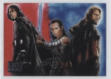 2018 Topps Star Wars Galaxy New Visions Kylo Ren Rey Luke Skywalker #12 2o7