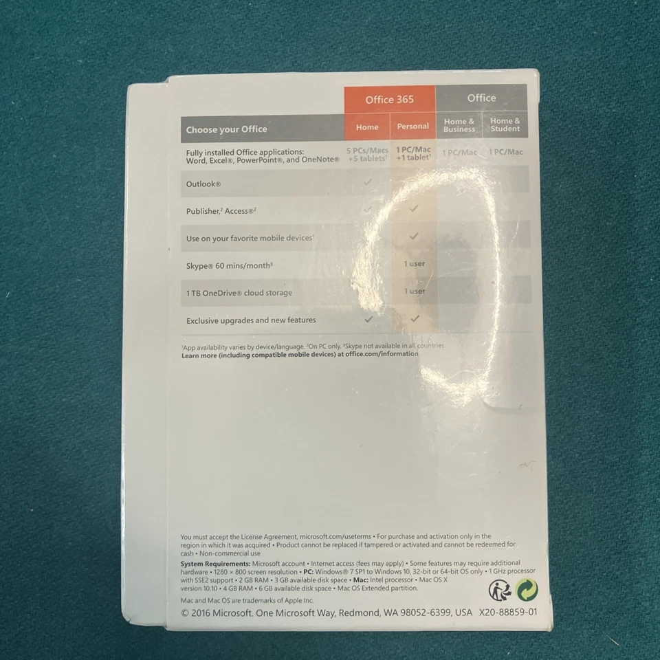 Microsoft Office 365 Personal Subscription - 1 Year, English - Image 2 of 4