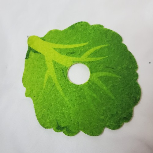 LeapFrog 4-in-1 Learning Hamburger Stacking Baby Toy REPLACEMENT FELT LETTUCE