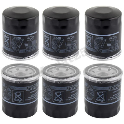 New 6 PACK  For Subaru Engine Oil Filter 15208AA160 for Impreza Legacy Forester