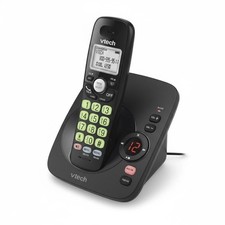 VTech VG134-11 DECT 6.0 Cordless Phone - Bluetooth Connect to Cell - Answer Sys