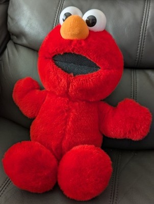 Fisher Price Tickle Me Elmo 1996/2007 Sesamstraße Plüschtier funktionstüchtig sehr guter Zustand