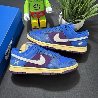 Nike Undefeated Dunk Low SP 5 On It Signal Blue Night Purple DH6508-400 Sneaker