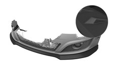 Cup Spoiler Lippe Front Struktur mit ABE für Seat Leon 2 (Typ 1P) CSL876-S