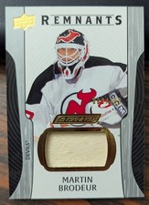 2024-25 Upper Deck Engrained Icons Martin Brodeur Remnants 082/100 Devils