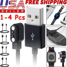 2.84mm Smart Watch Charger Magnetic USB Charging Cable for Letsfit Willful YAMAY