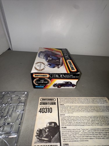Vintage Matchbox Citroen Legere 1-32 Classique Model Kit PK-310 - Picture 12 of 13