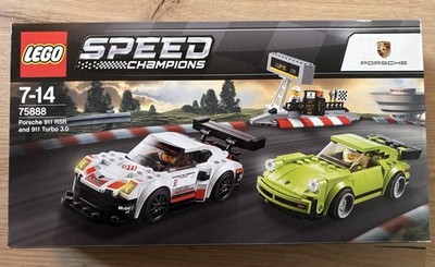 LEGO Speed Champions Porsche 911 RSR + 911 Turbo 3.0 Rennwagen (75888) NEU OVP