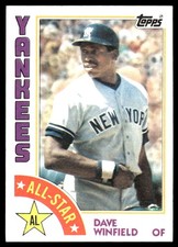Dave Winfield 1984 Topps #402 Yankees MLB READ FREE SHIPPING AutographDen