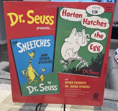 Sealed Unopened Dr. Seuss Lp SNEETCHES And Other Stories HORTON HATCHES THE EGG