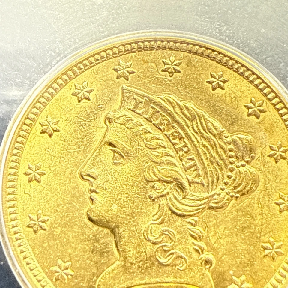 Moneda de 2,5 dólares cabeza libertad oro 1907 P MS63 cuarto de águila ICG MS 63 BU SIN CIRCULAR CON BRILLO Foto 4 de 4