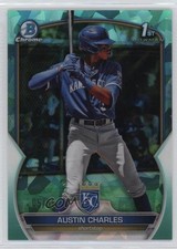 2023 Bowman Sapphire Edition Chrome Prospects Aqua 5/55 Austin Charles 0w27