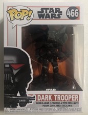 Nueva Figura Funko Pop Star Wars Mandalorian Dark Trooper Cabeza de Bobble #466 *NUEVA EN CAJA*