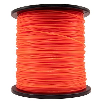 HeavyDuty Round Nylon Trimmer Line 0.095 1480ft 5lb Orange for Yard Work