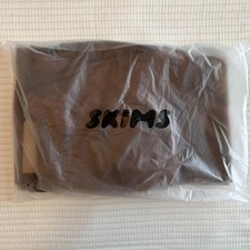 NWT Skims Cotton Fleece Classic Straight Leg Pant Bison Brown Size S