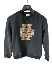 Burberry Black Crewneck Teddy Bear Graphic Sweater For Kids