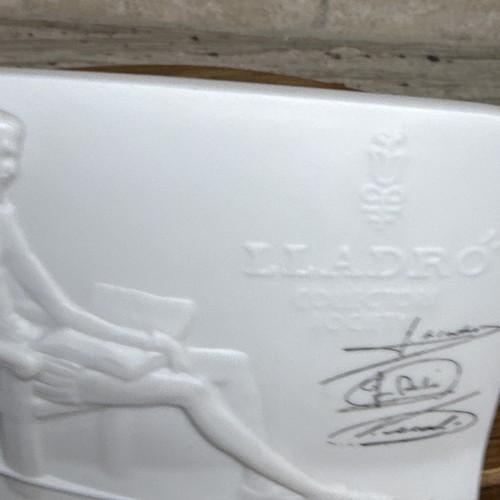 1985 Lladro Collectors Society signierte Plakette postfrisch! - Bild 2 von 8