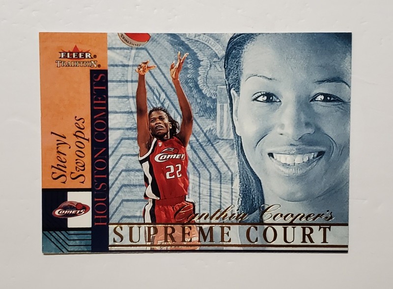 2001 Fleer Tradition WNBA - Cynthia Cooper's Supreme Court Sheryl Swoopes #5 SC