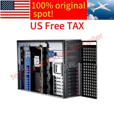 Supermicro SYS-7049GP-TRT Tower Server, 2x Intel Xeon Gold 6152 CPU, 256GB RAM