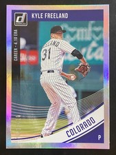 Kyle Freeland 2018 Donruss Baseball Career Stat Line /410 Colorado Rockies #106