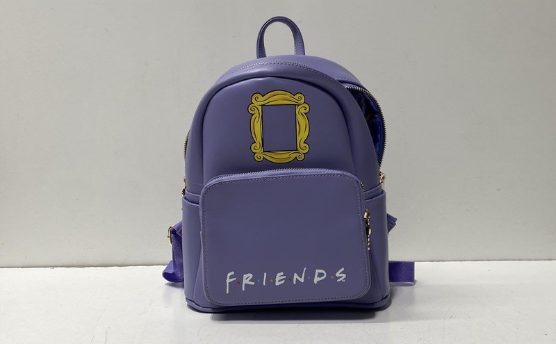 Cakeworthy Friends Purple Mini Backpack Warner Bros Studio Tour Key Zippers